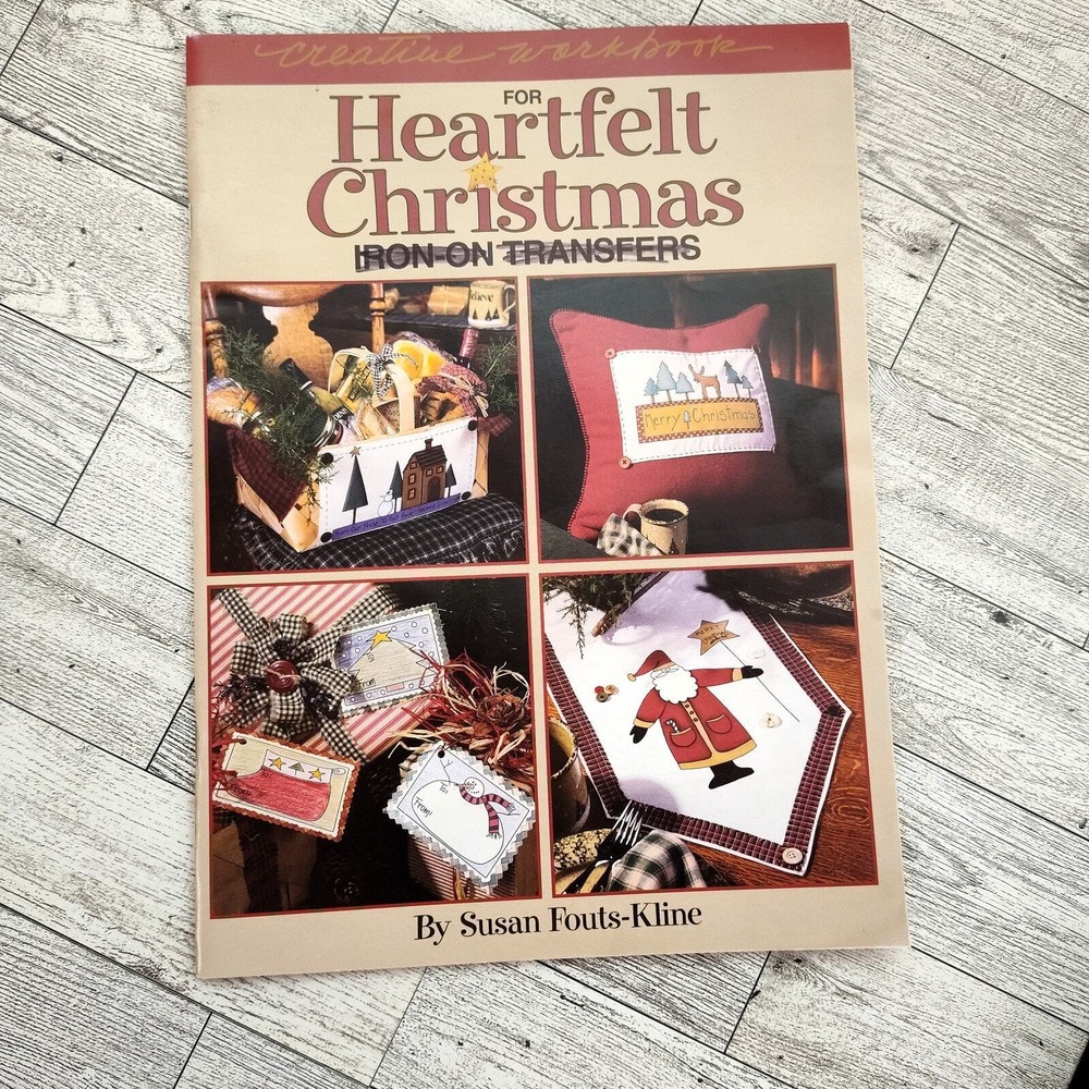 Heartfelt for Christmas by Susan Fouts-Kline 1999 Xmas‎ Craft Booklet Patterns